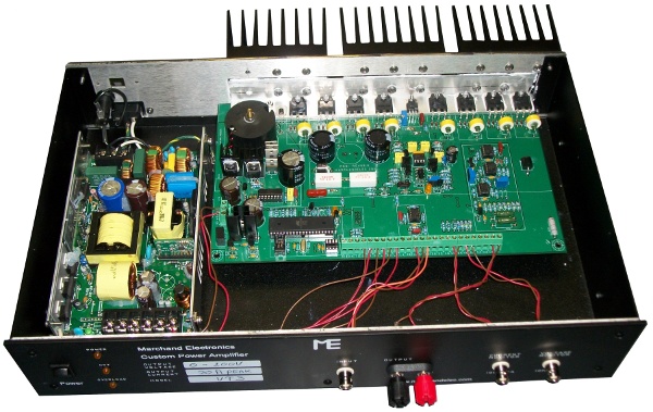 Custom Power Amplifier - inside view