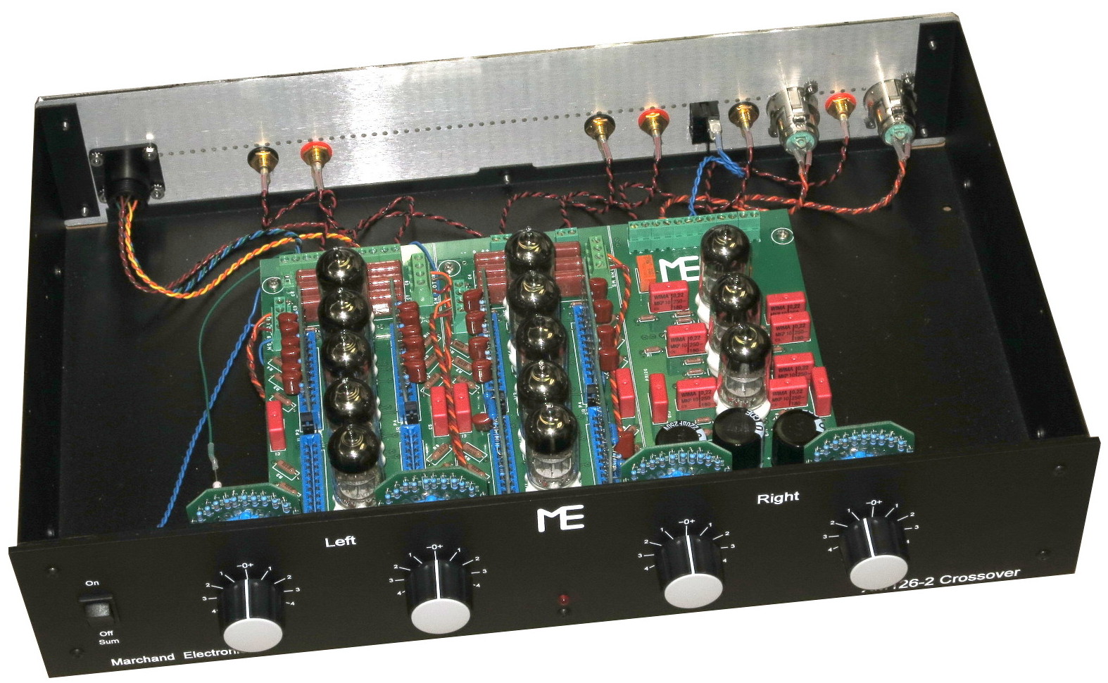 Tube Electronic Crossover - Inside View